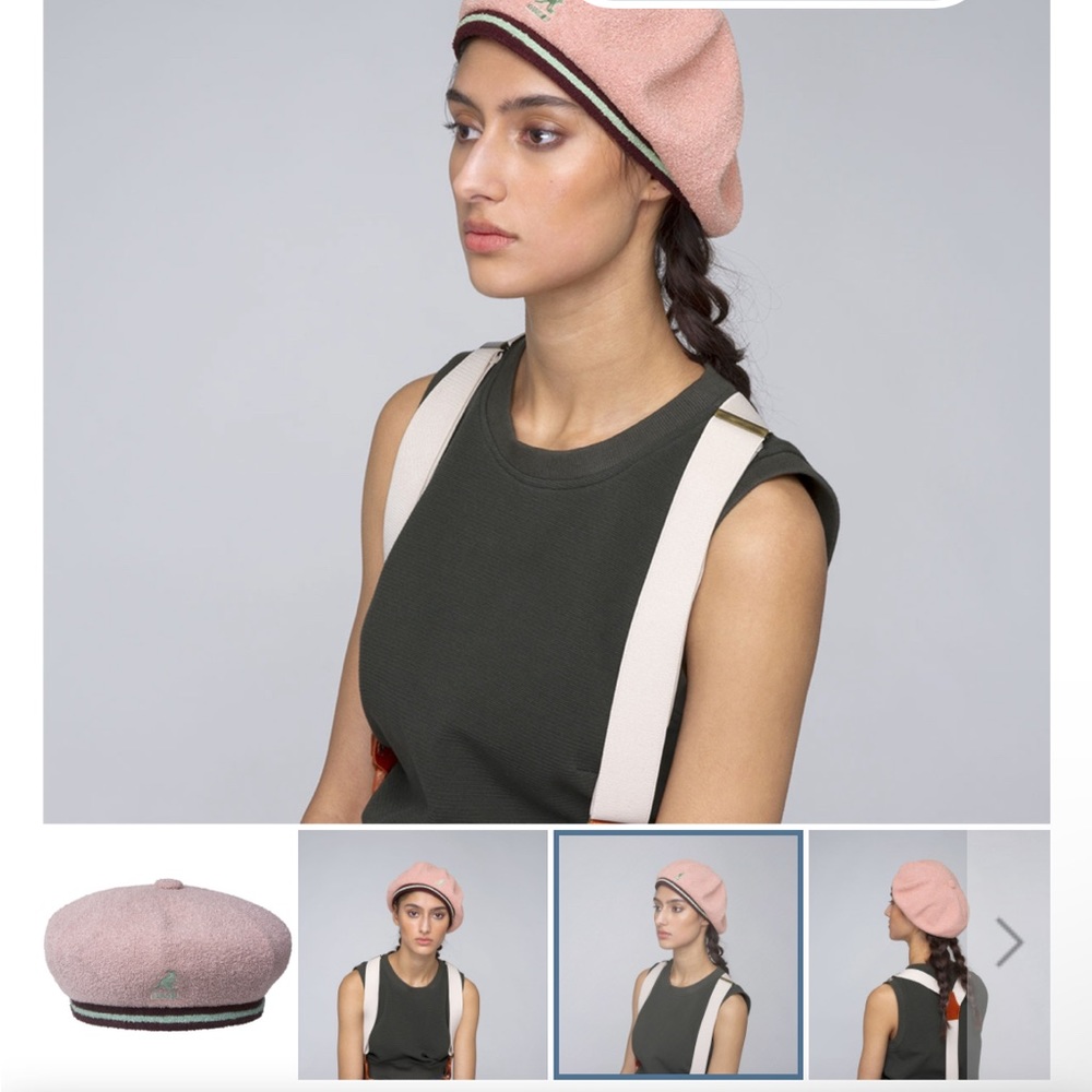 Kangol 2-Tone Bermuda Jax Beret - Medium - Pink